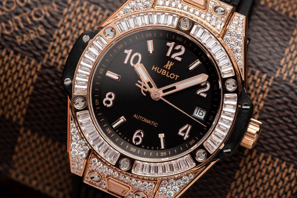Hublot Watch Big Bang One Click King Gold Black Dial 39mm