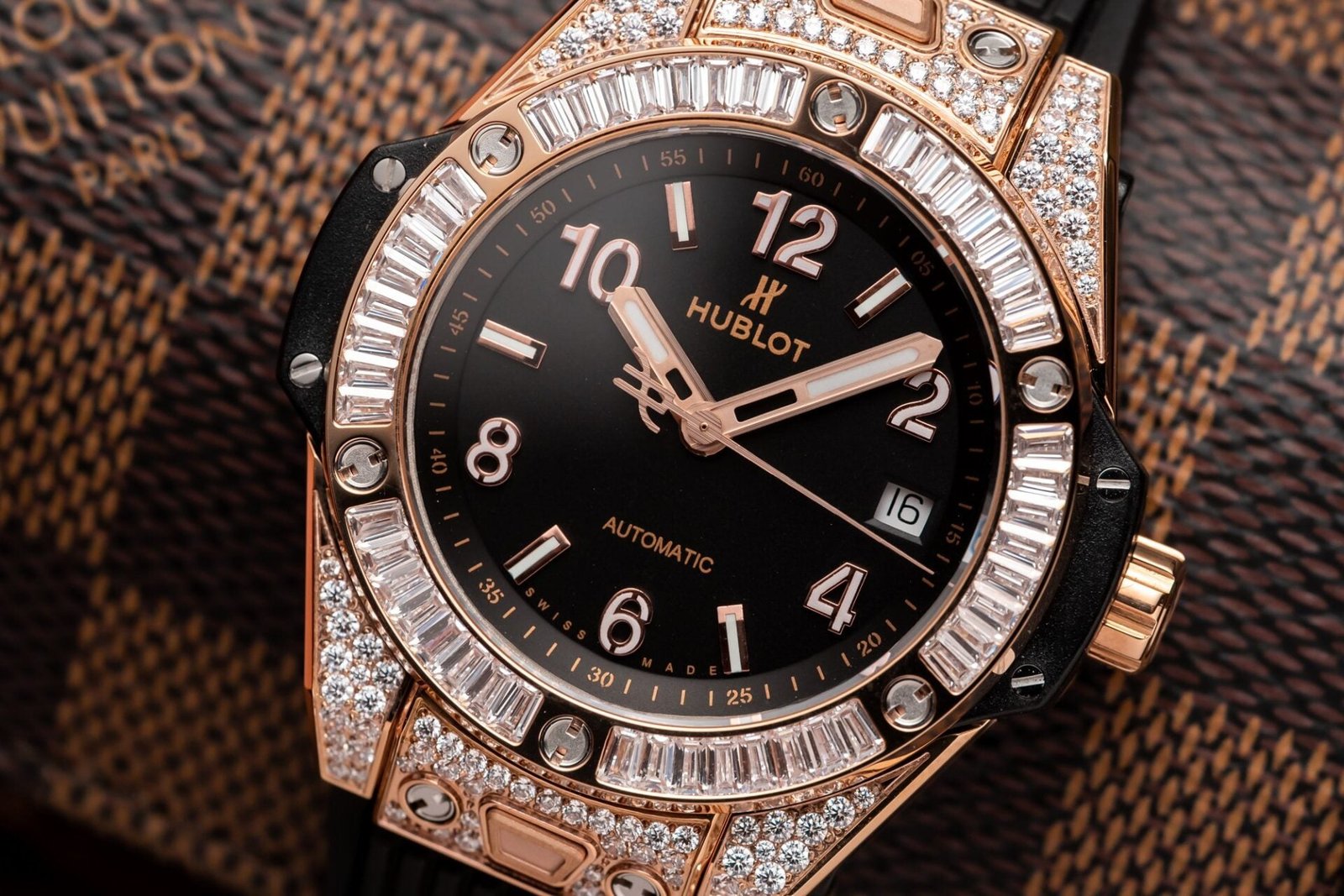 Hublot Watch Big Bang One Click King Gold Black Dial 39mm