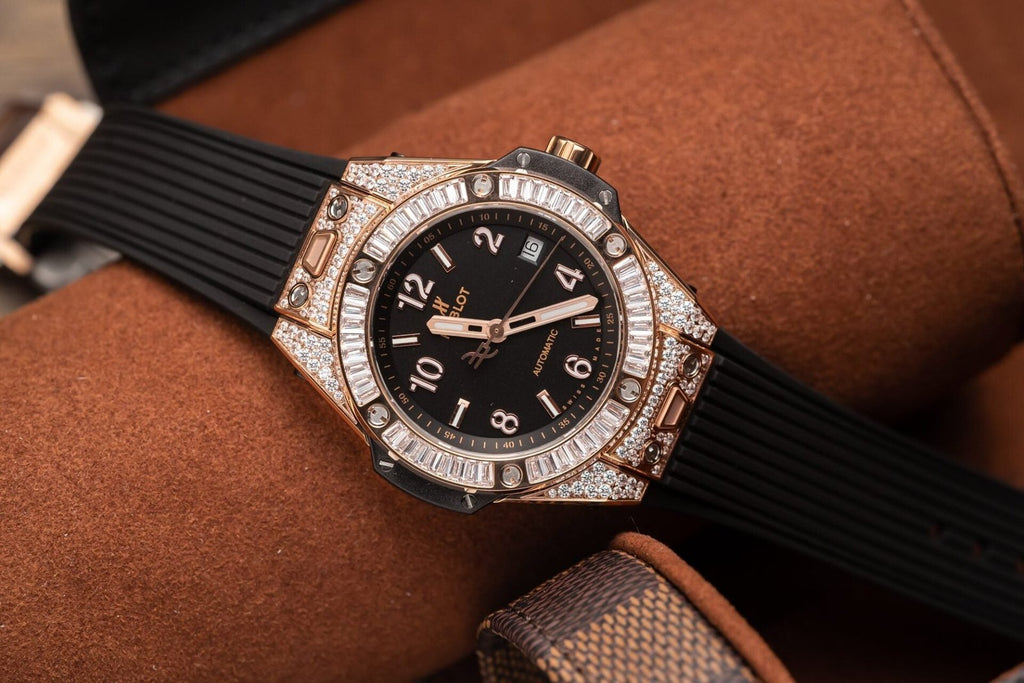 Hublot Watch Big Bang One Click King Gold Black Dial 39mm