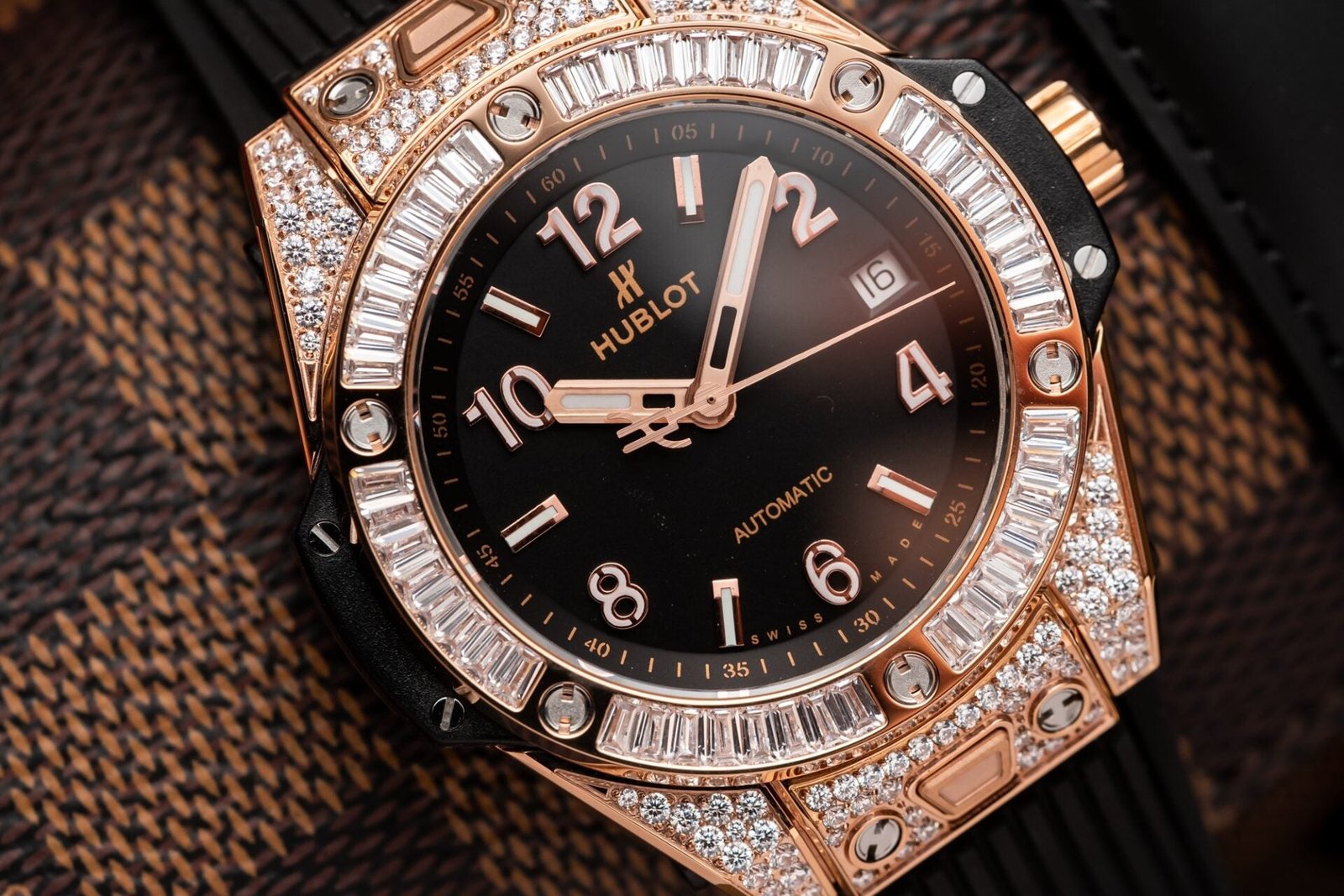 Hublot Watch Big Bang One Click King Gold Black Dial 39mm