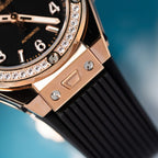 Hublot Watch Big Bang With Diamond Bezel King Gold 39mm