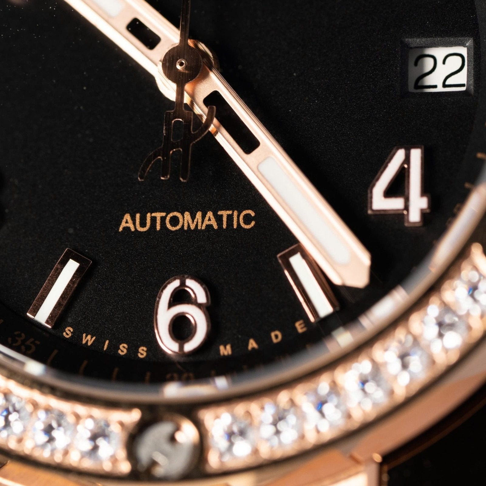 Hublot Watch Big Bang With Diamond Bezel King Gold 39mm
