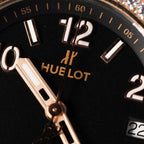 Hublot Watch Big Bang With Diamond Bezel King Gold 39mm