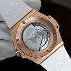 Hublot Big Bang  King Gold  Watch White Rubber Strap 39mm