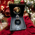 Hublot Big Bang One Click Black Dial Watch Gold Wrapped + Moissanite Diamonds Baguette 39mm