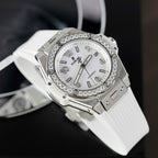 Hublot Big Bang Titanium  Moissanite Diamonds Bezel Watch 39mm