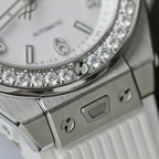 Hublot Big Bang Titanium  Moissanite Diamonds Bezel Watch 39mm