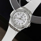 Hublot Big Bang Titanium  Moissanite Diamonds Bezel Watch 39mm