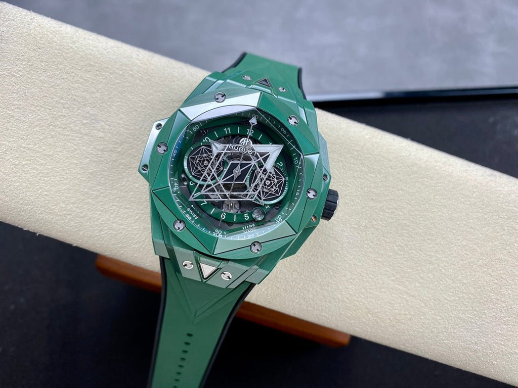 Hublot Big Bang Sang Bleu II  Watch Ceramic Green 44mm