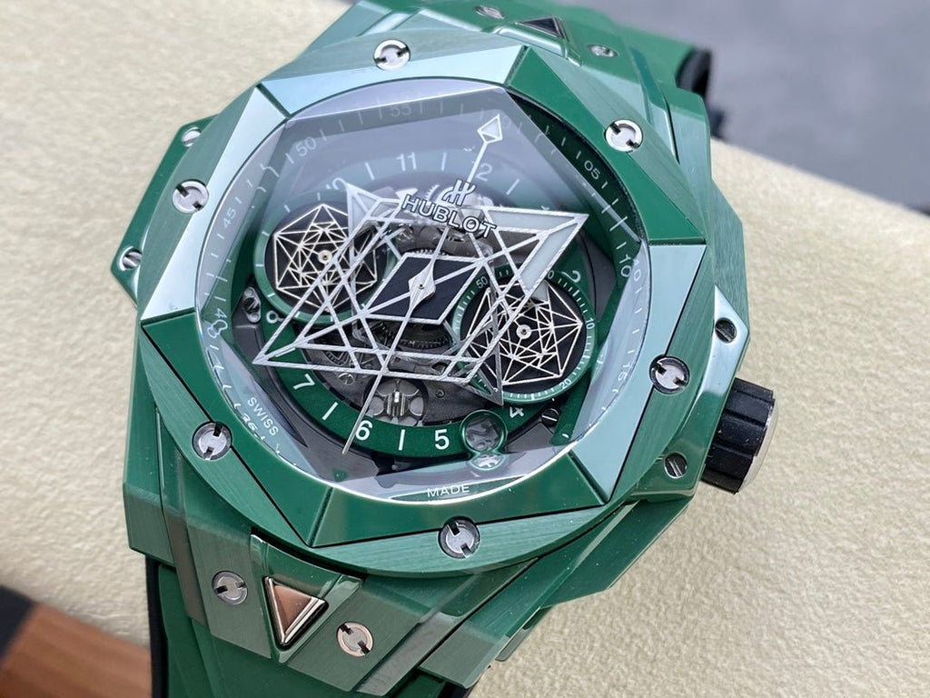 Hublot Big Bang Sang Bleu II  Watch Ceramic Green 44mm