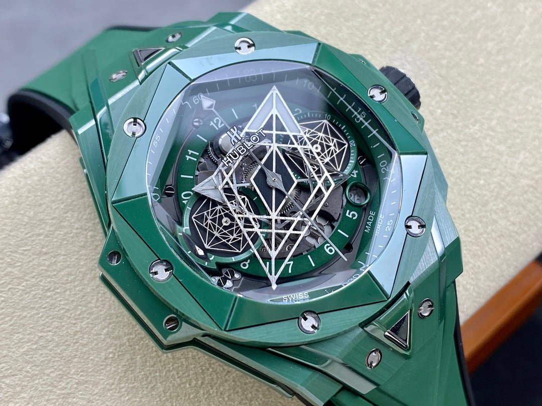 Hublot Big Bang Sang Bleu II  Watch Ceramic Green 44mm
