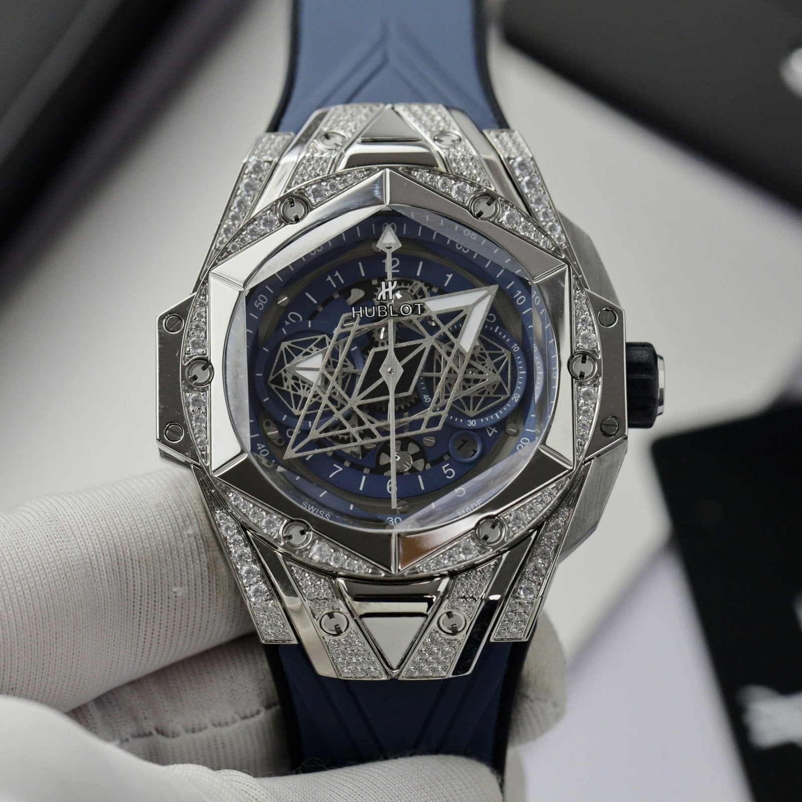 Hublot Big Bang Sang Bleu II Watch Blue 44mm