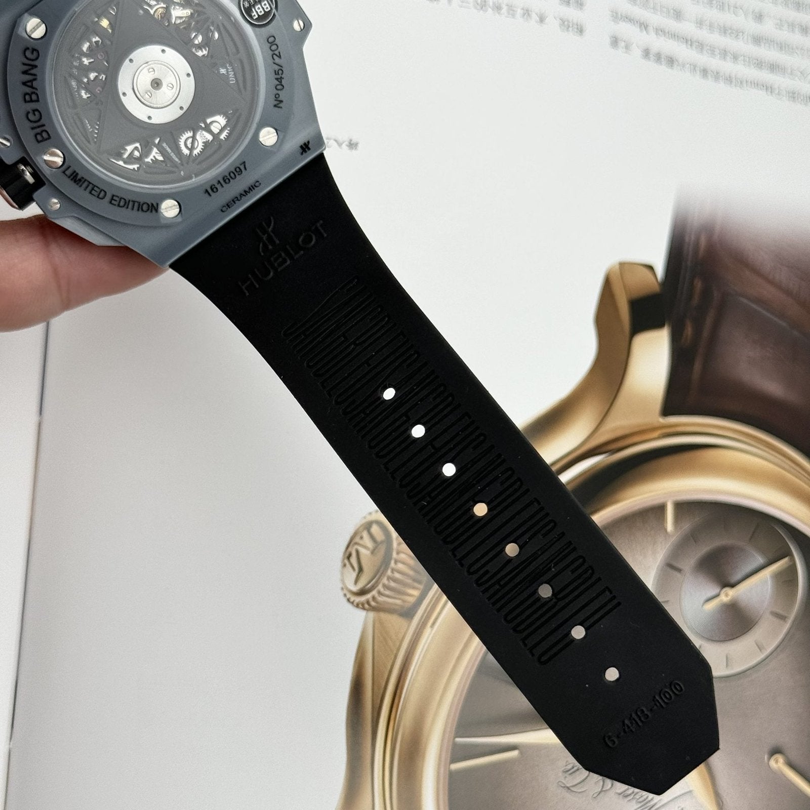 Hublot Watch Big Bang Sang Bleu II Gray Ceramic 45mm