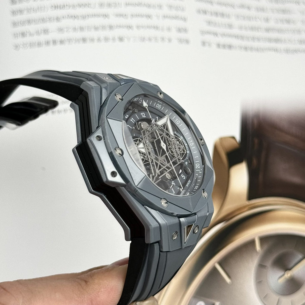 Hublot Watch Big Bang Sang Bleu II Gray Ceramic 45mm