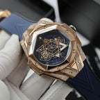 Hublot Big Bang Sang Bleu II King Gold  Watch Blue 44mm