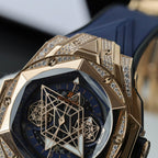 Hublot Big Bang Sang Bleu II King Gold  Watch Blue 44mm