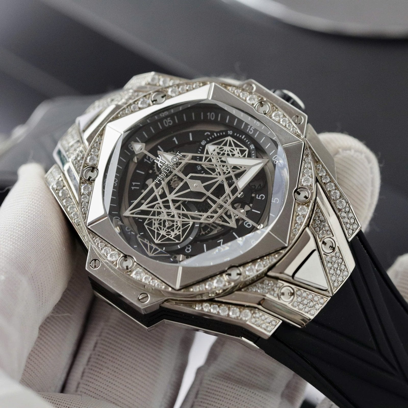 Hublot Big Bang Sang Bleu II Watch Black 44mm
