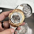 Hublot Watch Big Bang Sang Bleu II King Gold White Dial 45mm