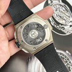 Hublot Watch Big Bang Sang Bleu II Titanium White Dial 45mm