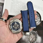 Hublot Watch Big Bang Sang Bleu II Titanium Blue Dial 45mm