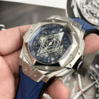 Hublot Watch Big Bang Sang Bleu II Titanium Blue Dial 45mm