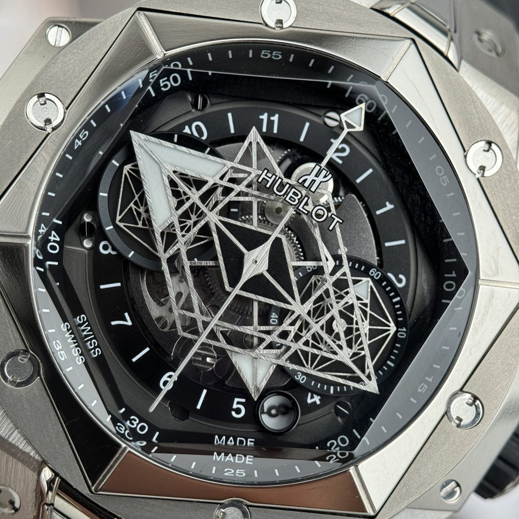 Hublot  Watch Big Bang Sang Bleu II Titanium Black Dial 45mm