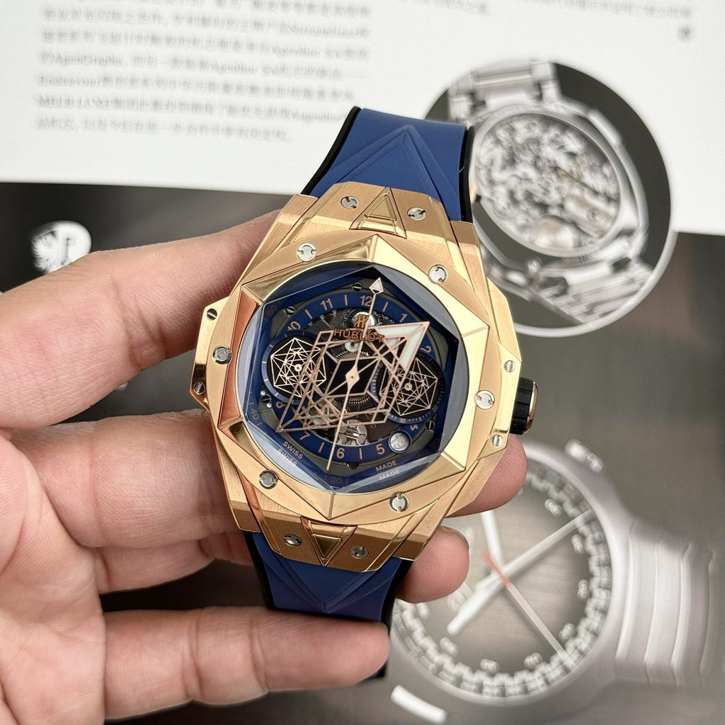Hublot  Watch Big Bang Sang Bleu II King Gold Blue Dial 45mm