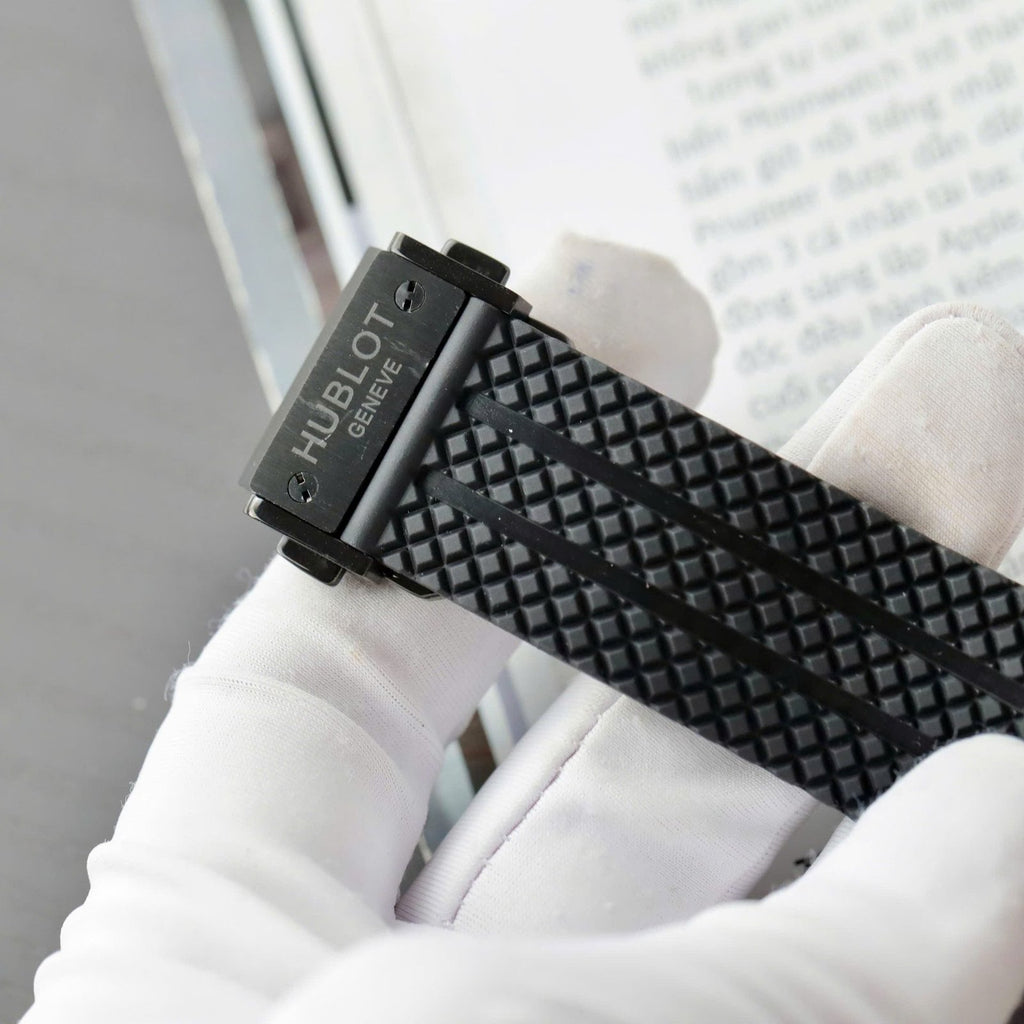 Hublot Big Bang Titanium Black Watch Rubber Strap 42mm