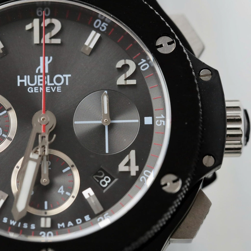 Hublot Big Bang Titanium Black Watch Rubber Strap 42mm