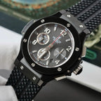 Hublot Big Bang Titanium Black Watch Rubber Strap 42mm