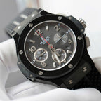 Hublot Big Bang Titanium Black Watch Rubber Strap 42mm