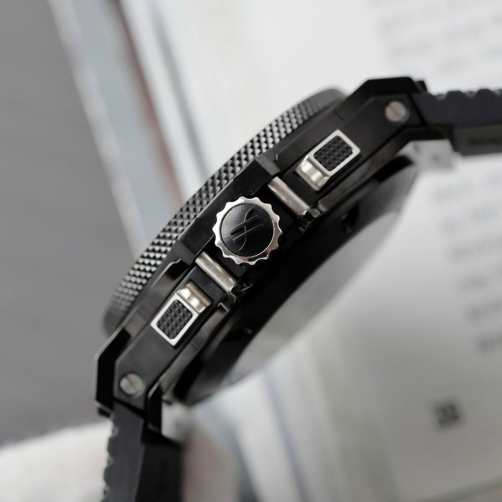 Hublot Big Bang Titanium Black Watch Rubber Strap 42mm