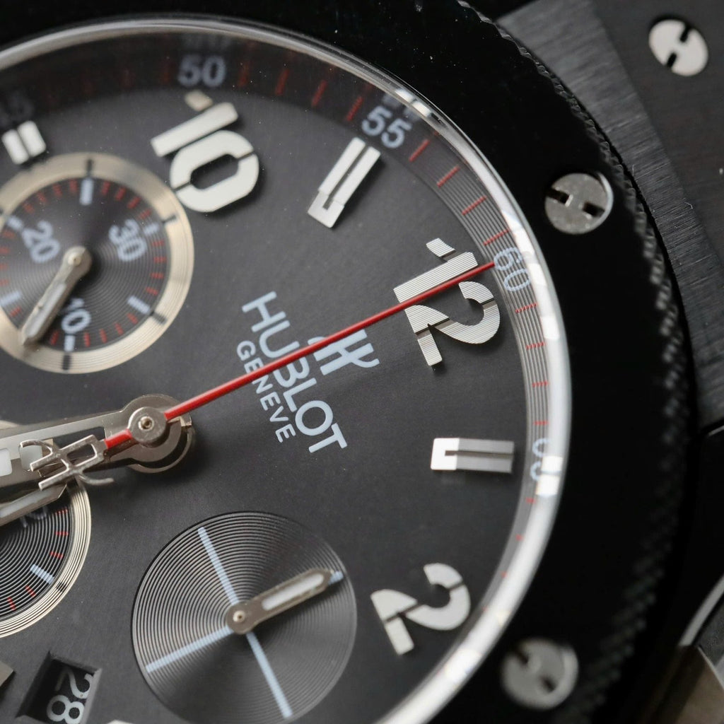 Hublot Big Bang Titanium Black Watch Rubber Strap 42mm