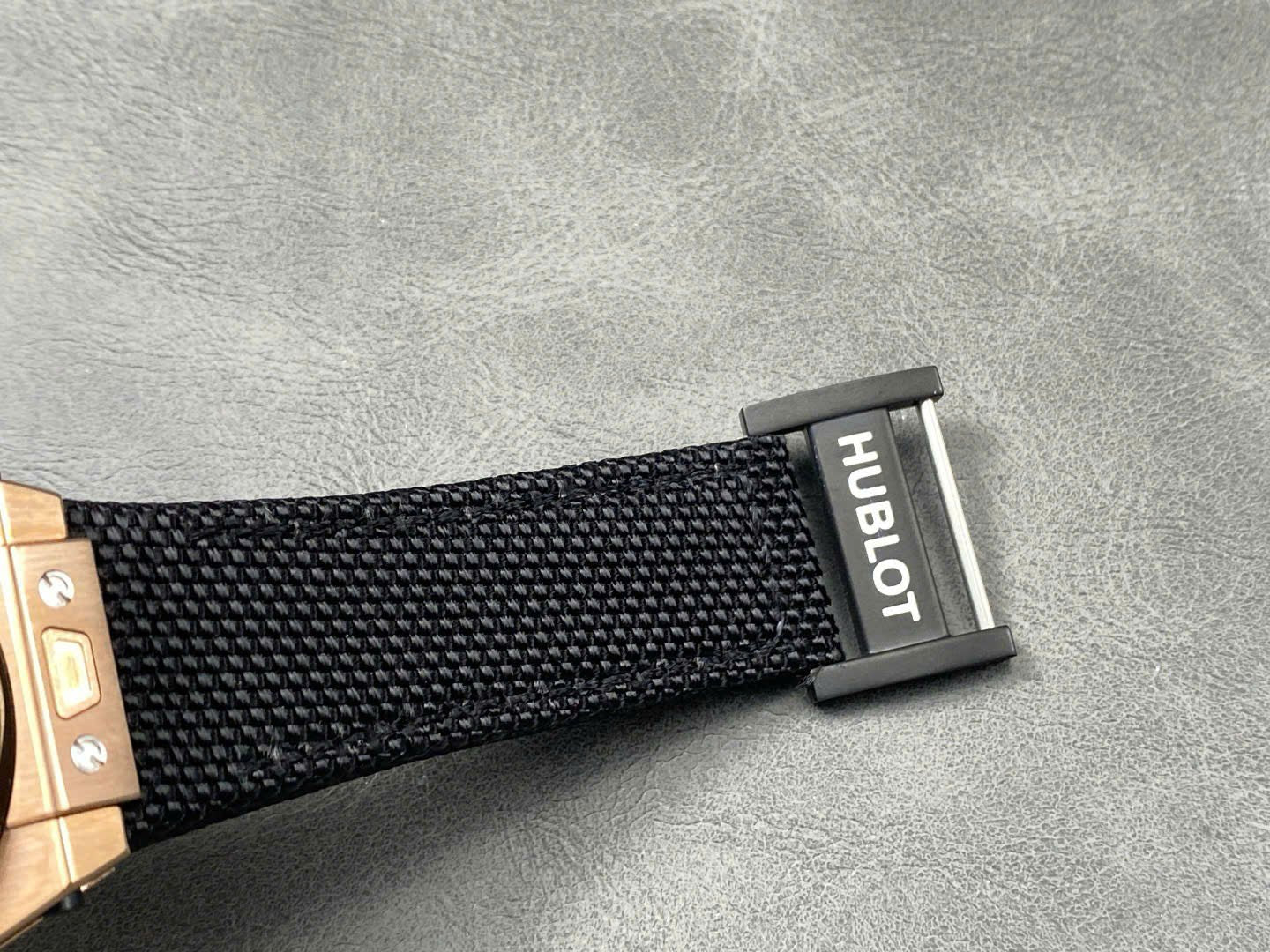 Hublot Big Bang Tourbillon Skeleton Dial Watch Fabric Strap 45mm