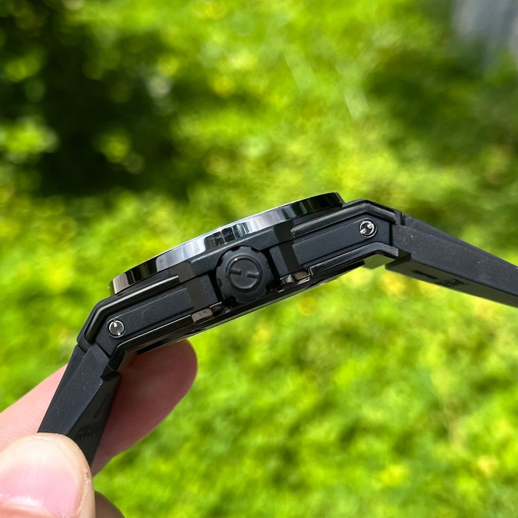Hublot Big Bang Tourbillon Watch Ceramic Black Rubber Strap 45mm