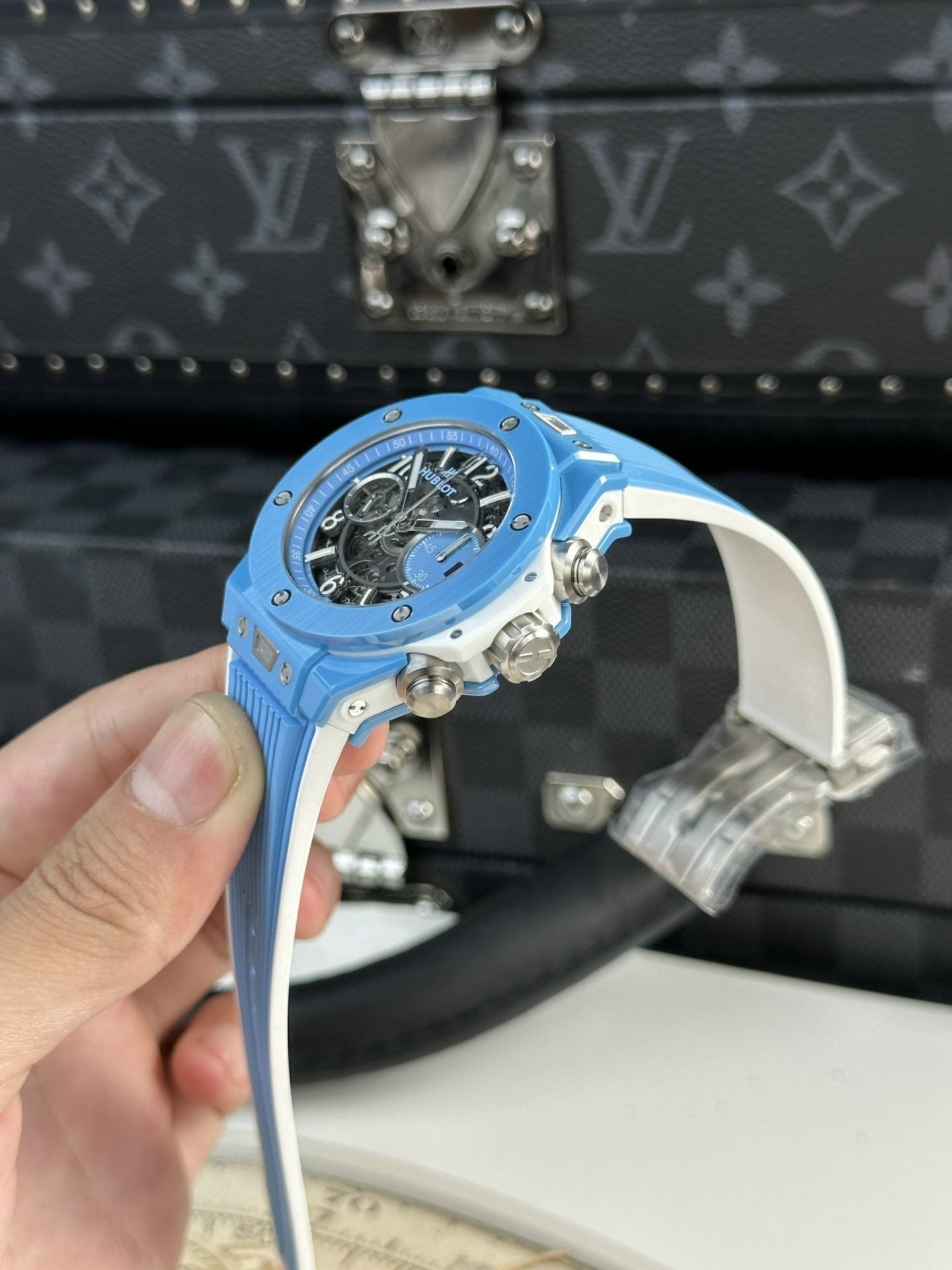 Hublot Watch Big Bang Unico Ceramic Sky Blue 42mm