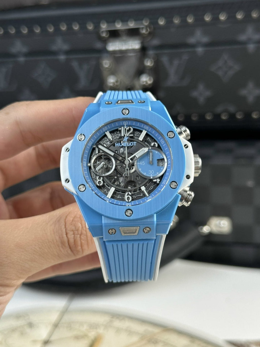 Hublot Watch Big Bang Unico Ceramic Sky Blue 42mm