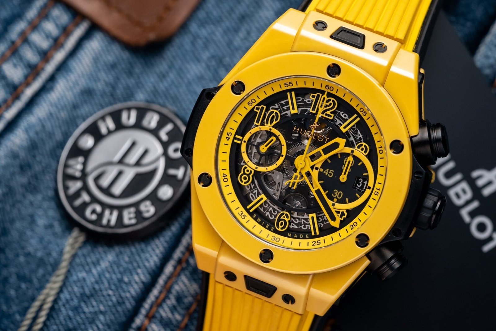 Hublot Big Bang Unico Ceramic Yellow Watch 42mm