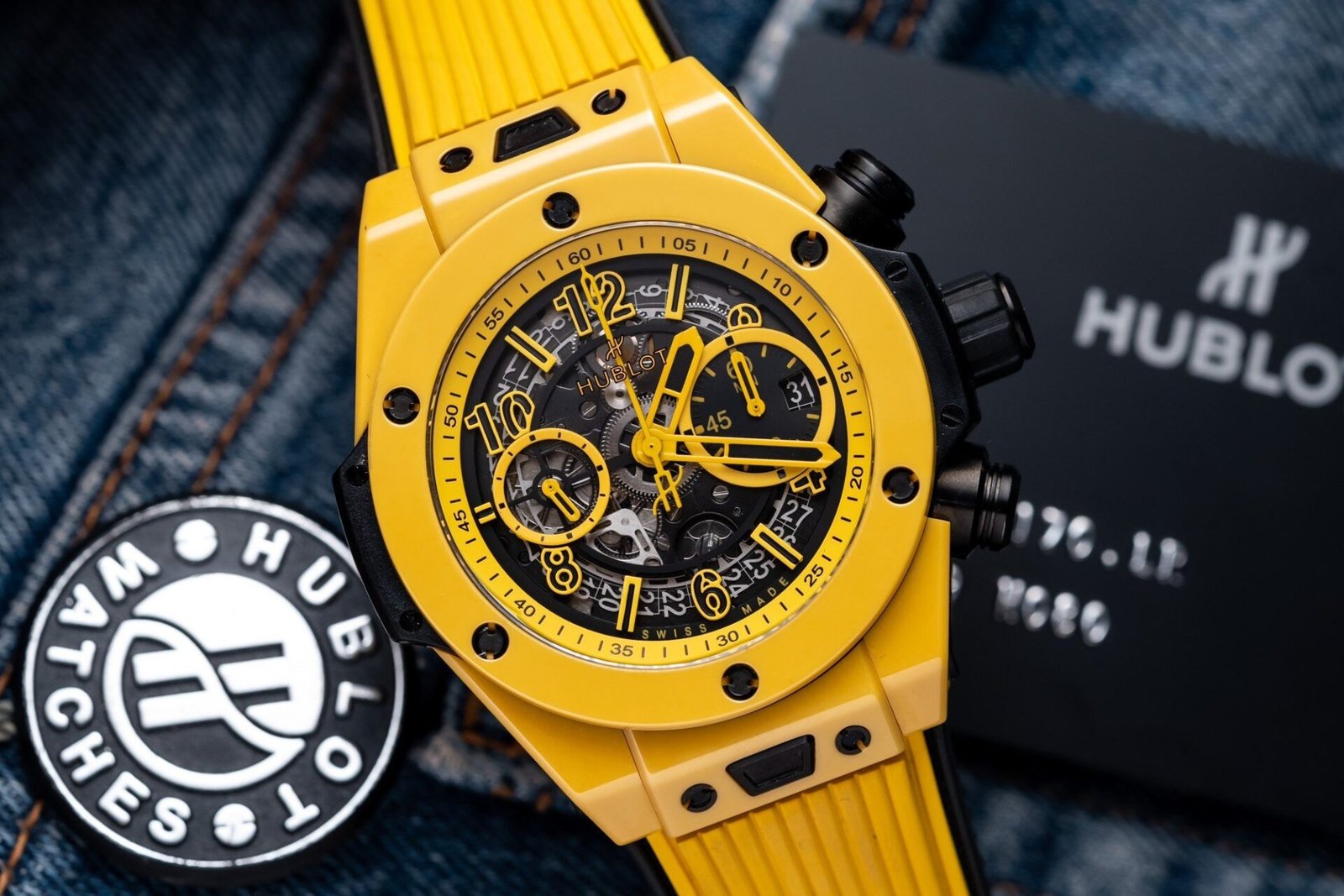 Hublot Big Bang Unico Ceramic Yellow Watch 42mm