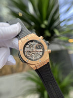 Hublot Watch Big Bang Unico King Gold Rubber Strap 42mm