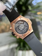 Hublot Watch Big Bang Unico King Gold Rubber Strap 42mm