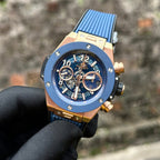 Hublot Watch Big Bang Unico King Gold Blue Ceramic Benzel 44mm