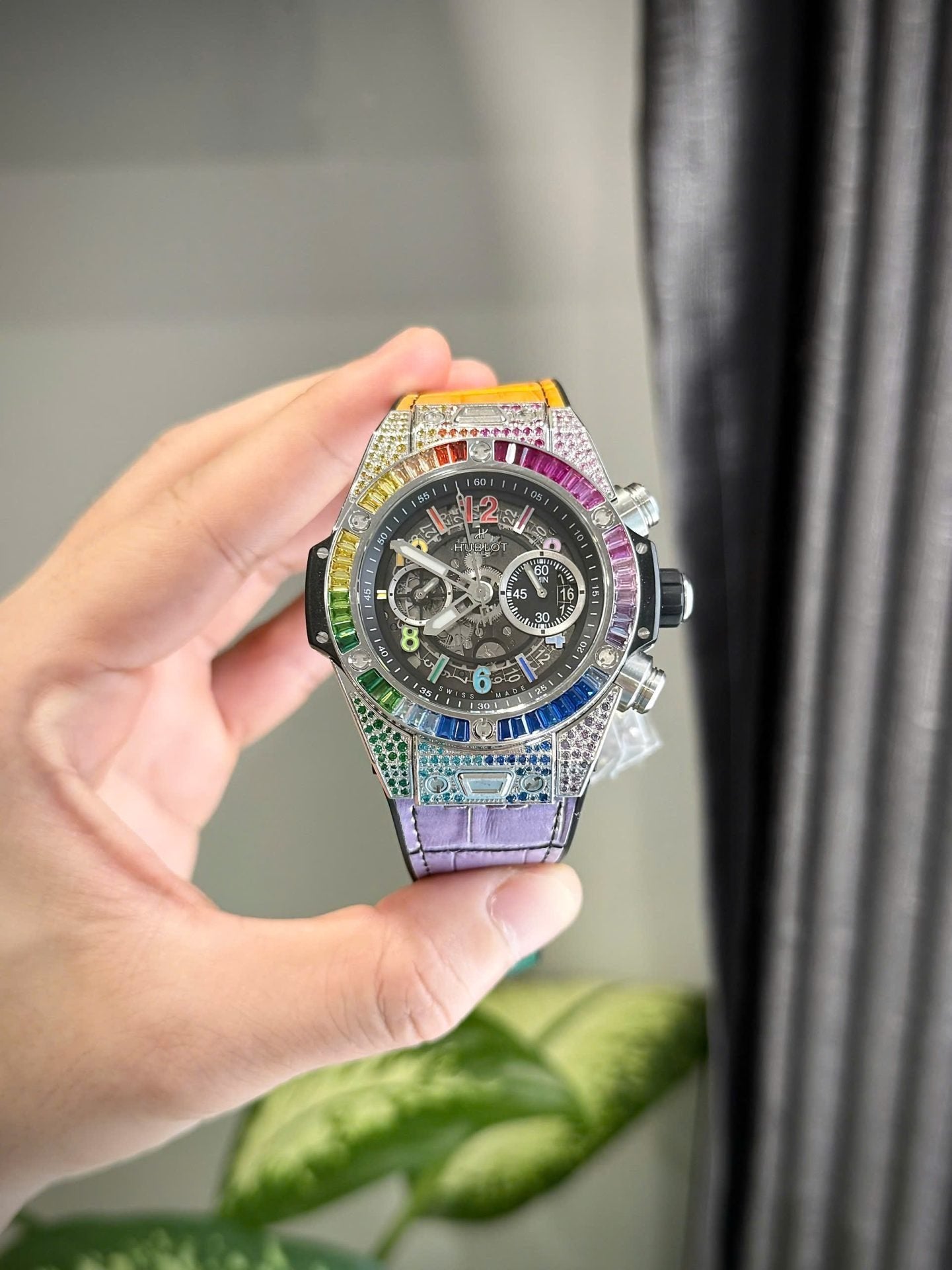 Hublot Big Bang Unico Rainbow Titanium Watch 45mm