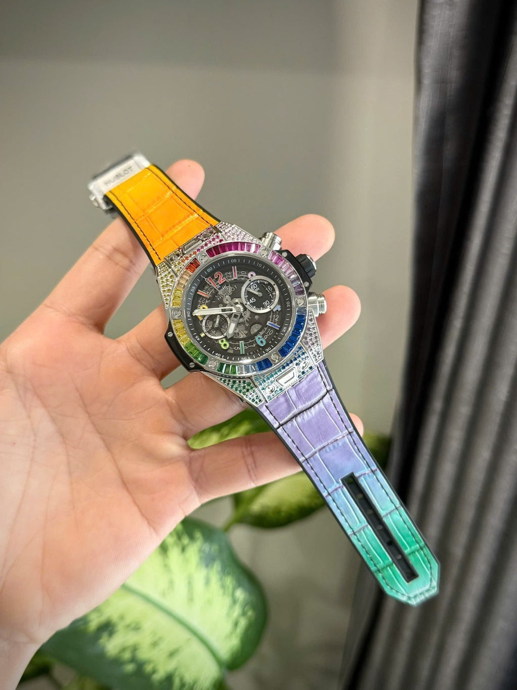 Hublot Big Bang Unico Rainbow Titanium Watch 45mm