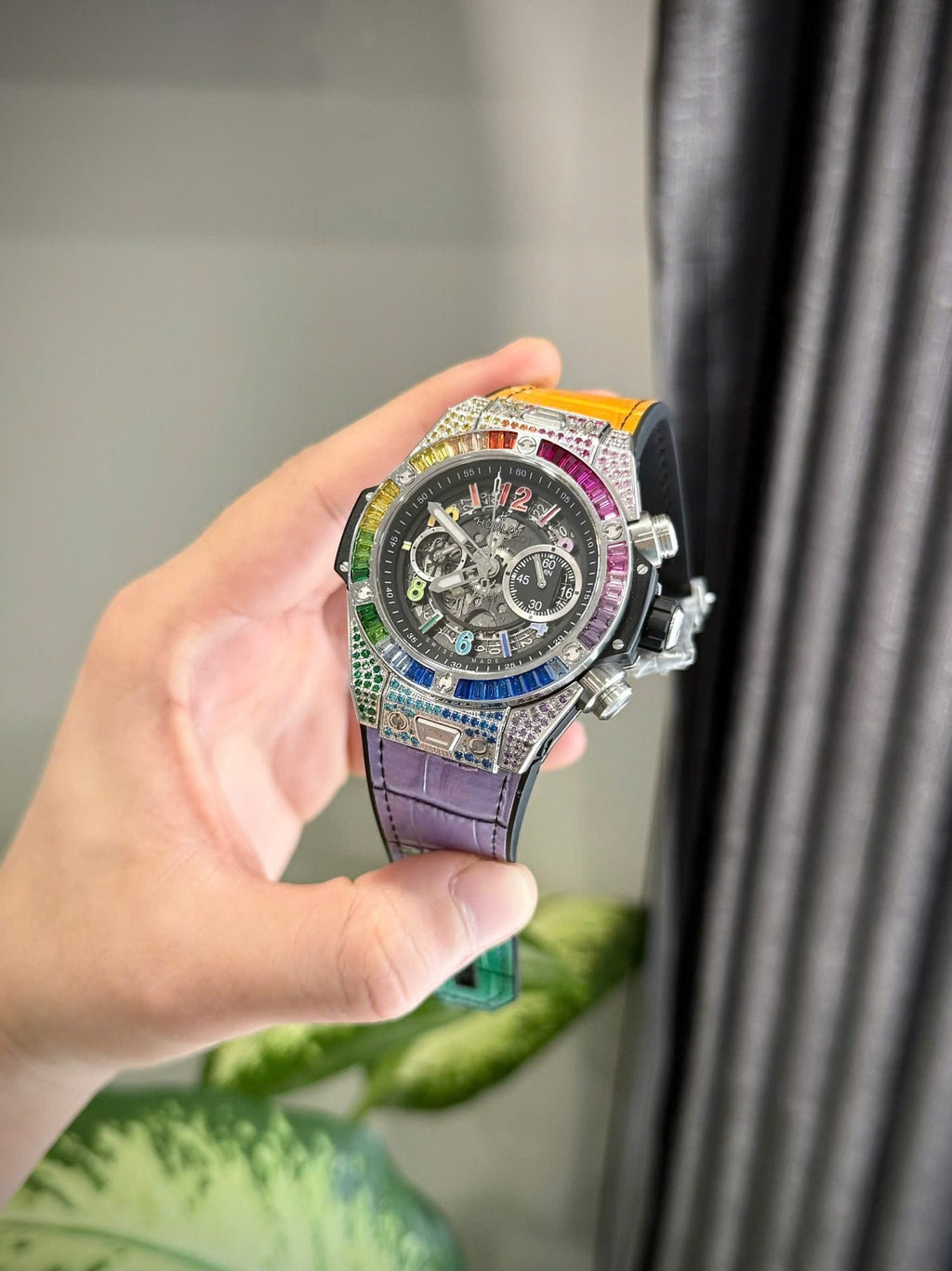 Hublot Big Bang Unico Rainbow Titanium Watch 45mm