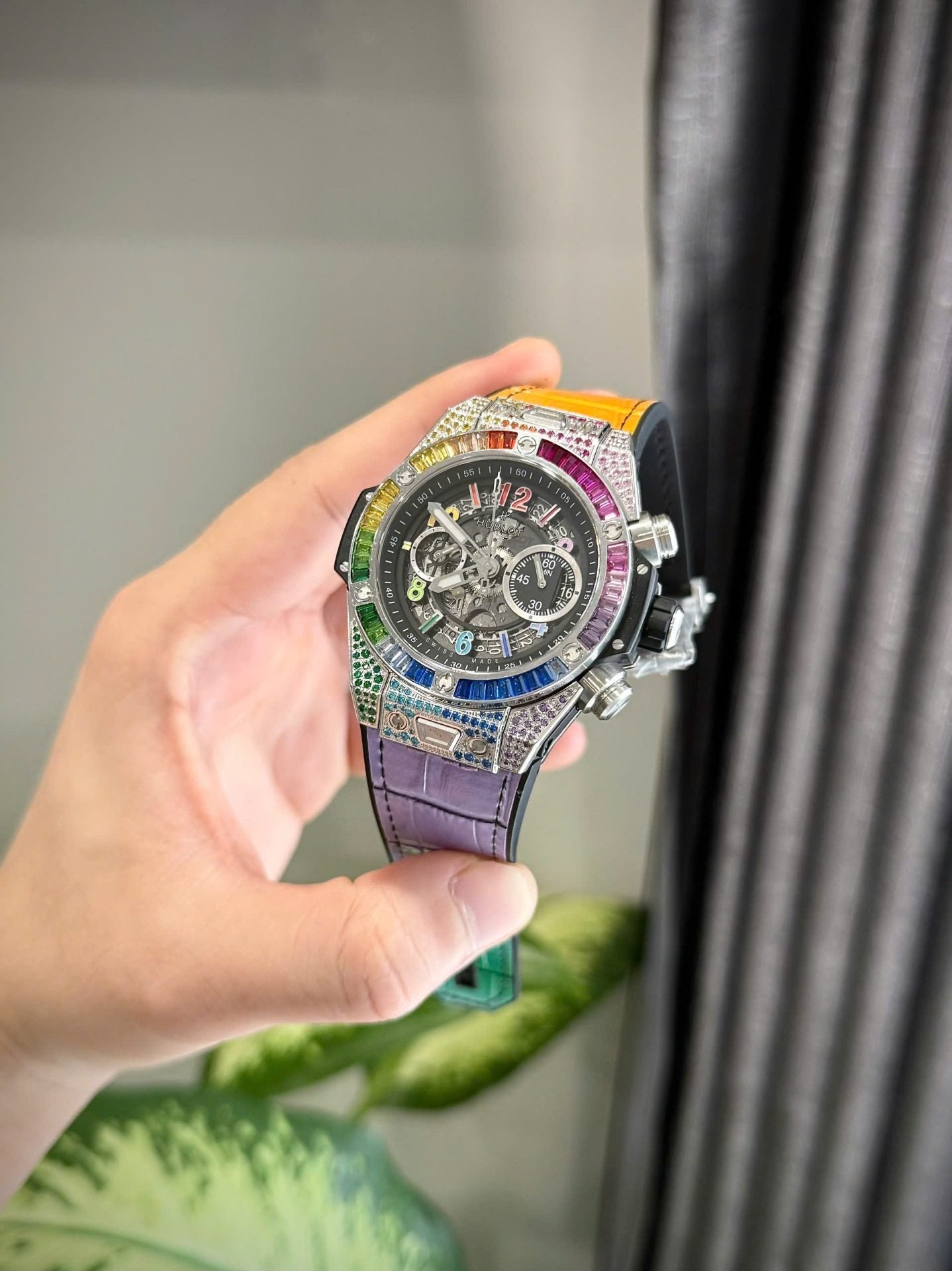 Hublot Big Bang Unico Rainbow Titanium Watch 45mm