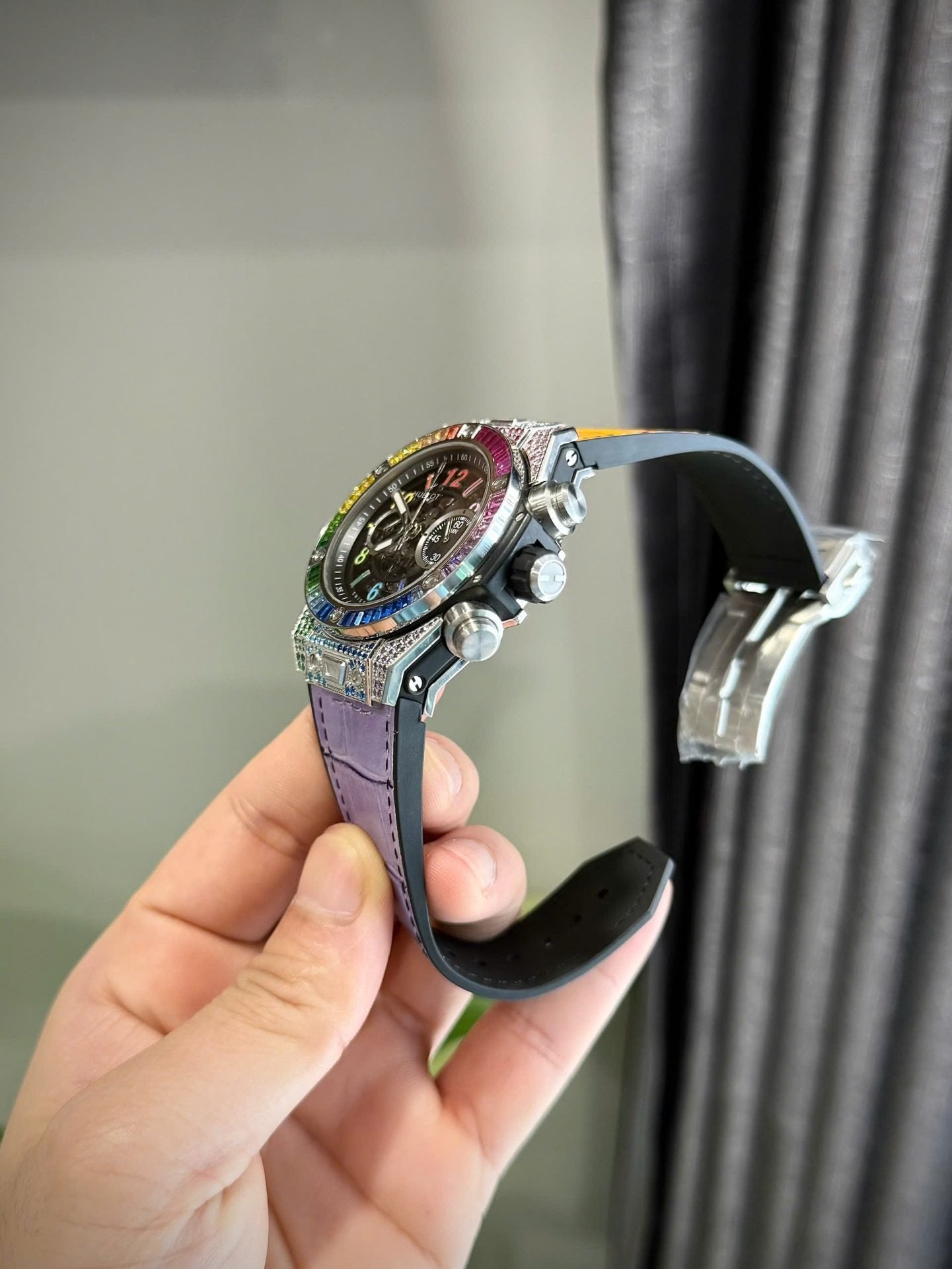 Hublot Big Bang Unico Rainbow Titanium Watch 45mm