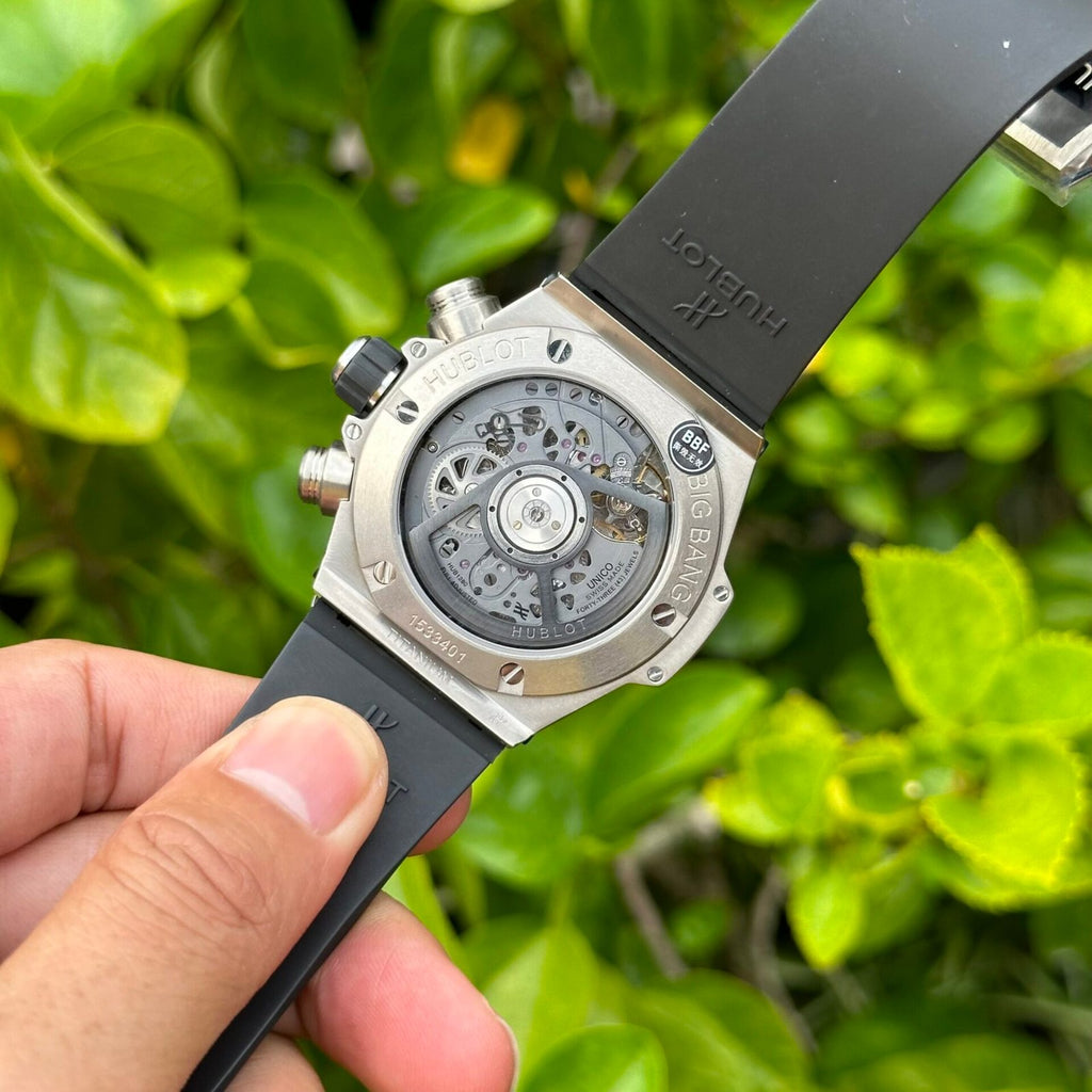 Hublot Big Bang Unico  Watch Black Rubber Strap 44mm