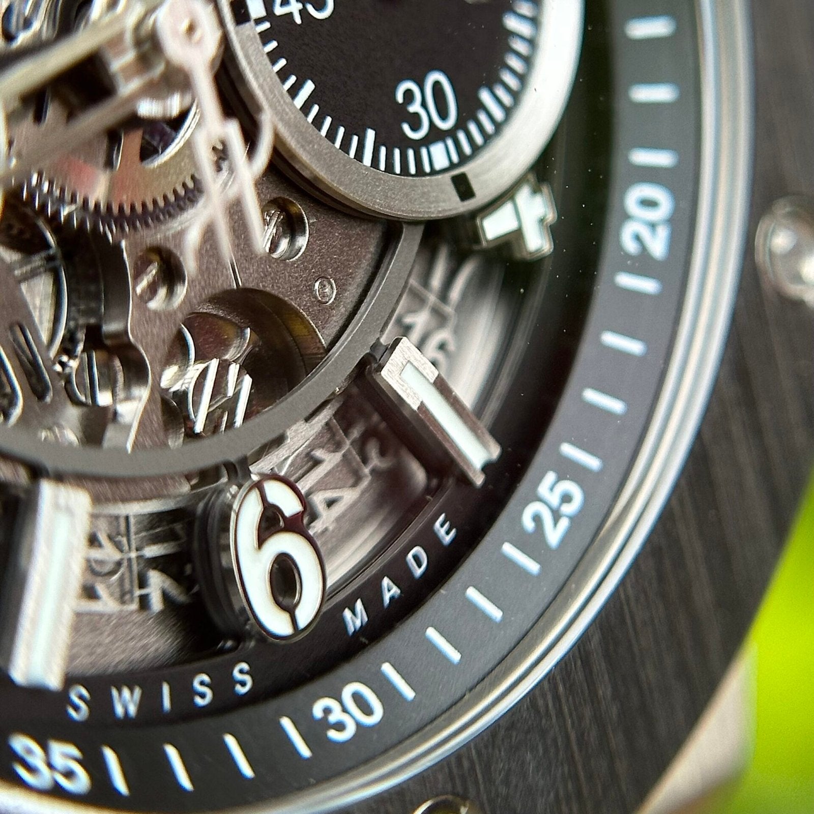 Hublot Big Bang Unico  Watch Black Rubber Strap 44mm