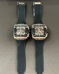 Hublot Big Big Square Watch Rose Gold Black Bezel 42mm